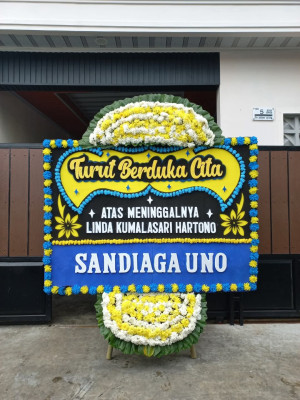 Papan Bunga Duka di Wedarijaksa
